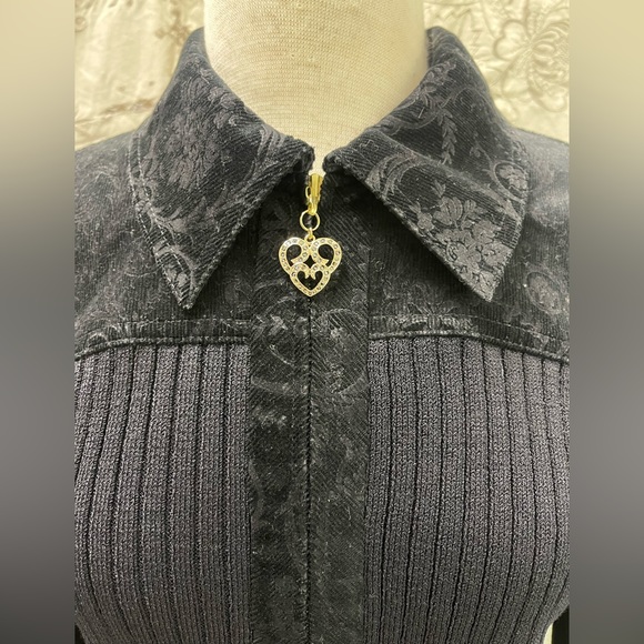 St. John Sport by Marie Gray 80% wool 20% contrast corduroy Size M - Picture 6 of 9